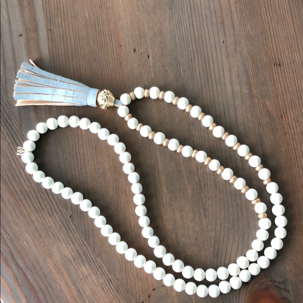 Hampton Cork Tassel Necklace